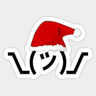 Christmas Shrug Sticker